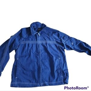 Vintage Women's Nike Jacket Lightweight Blue Sz Small 90's Y2K Retro Streetwear